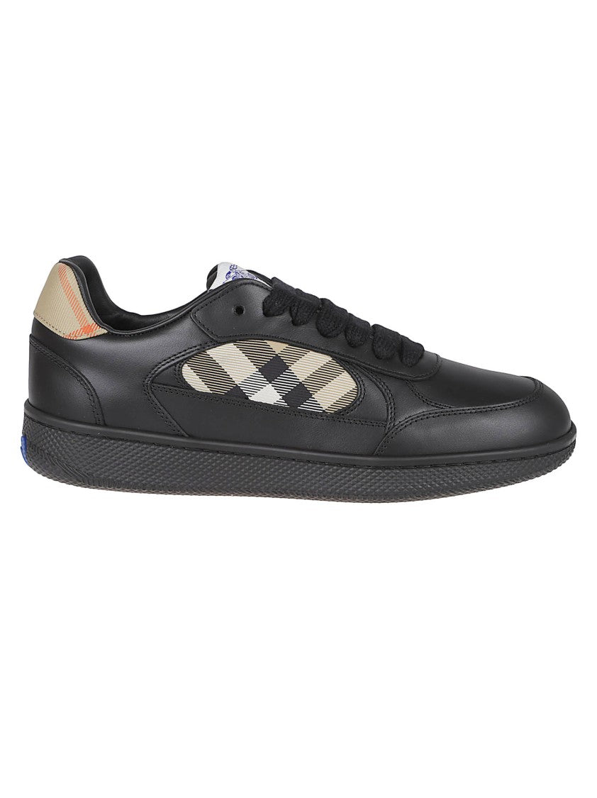 Burberry Black Leather Sneakers