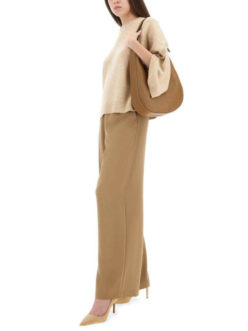 Max Mara Boxy Long-Sleeved Shirt With Ribbed Detailing