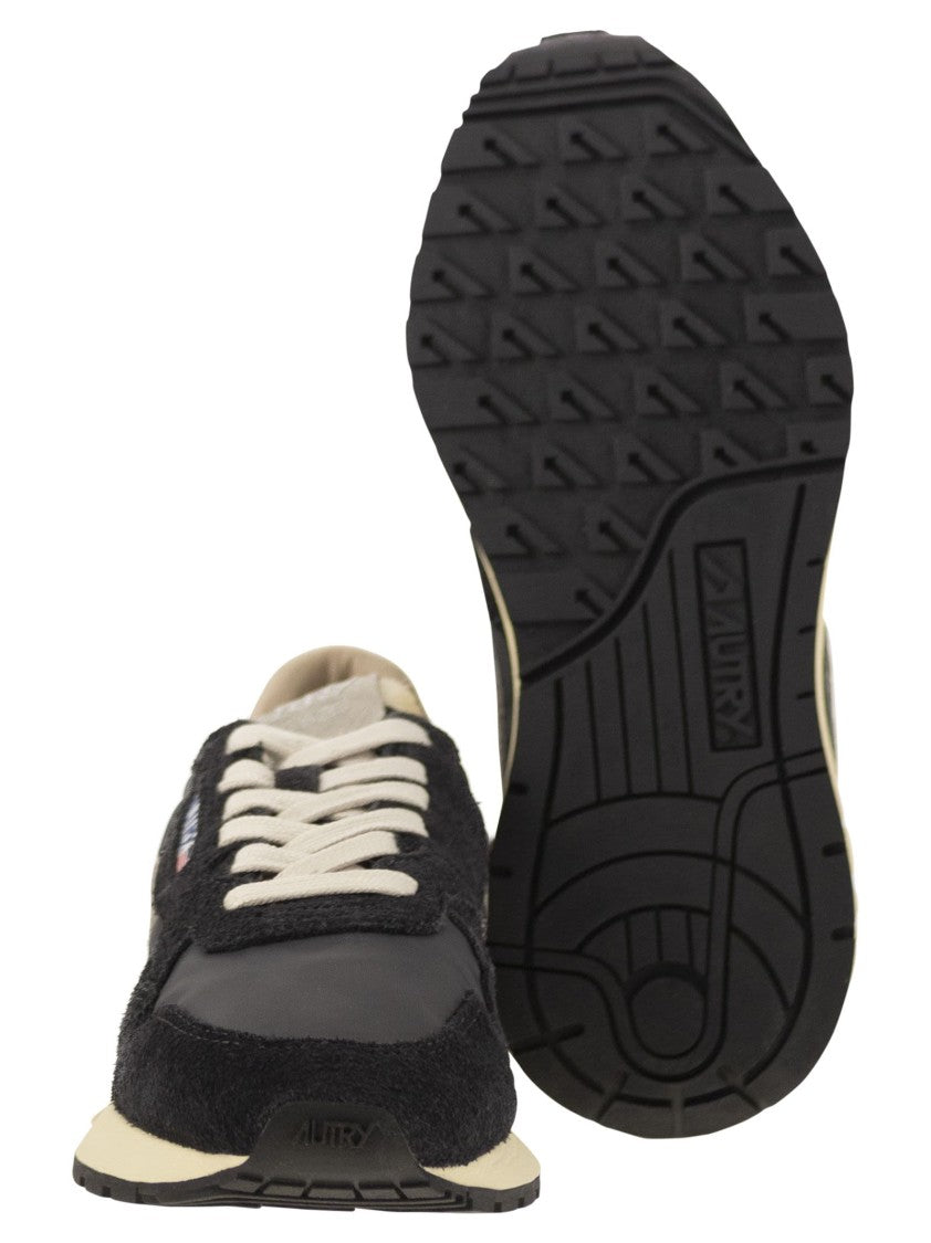 Autry Reelwind - Suede And Technical Textile Trainer