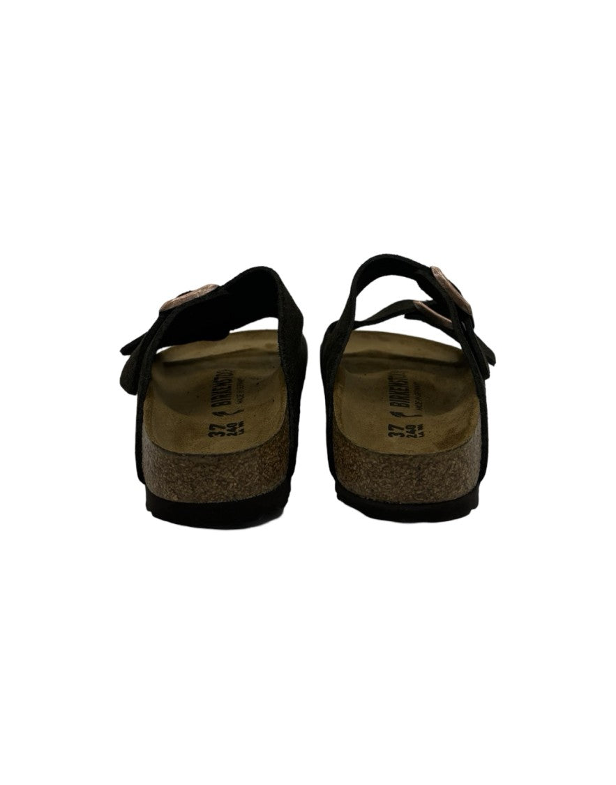 Birkenstock Arizona Suede Slide – Mocha