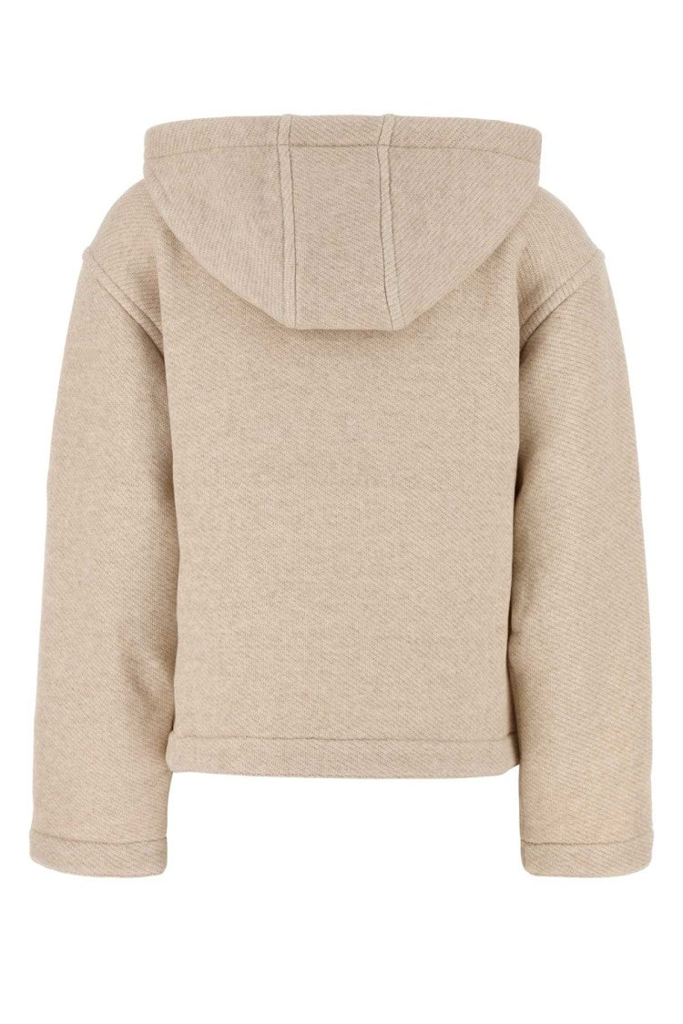 Max Mara Sand Cotton Blend Gary Sweatshirt