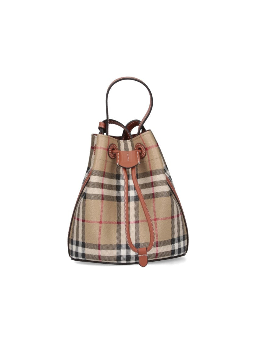 Burberry Tb Mini Bucket Bag – Beige