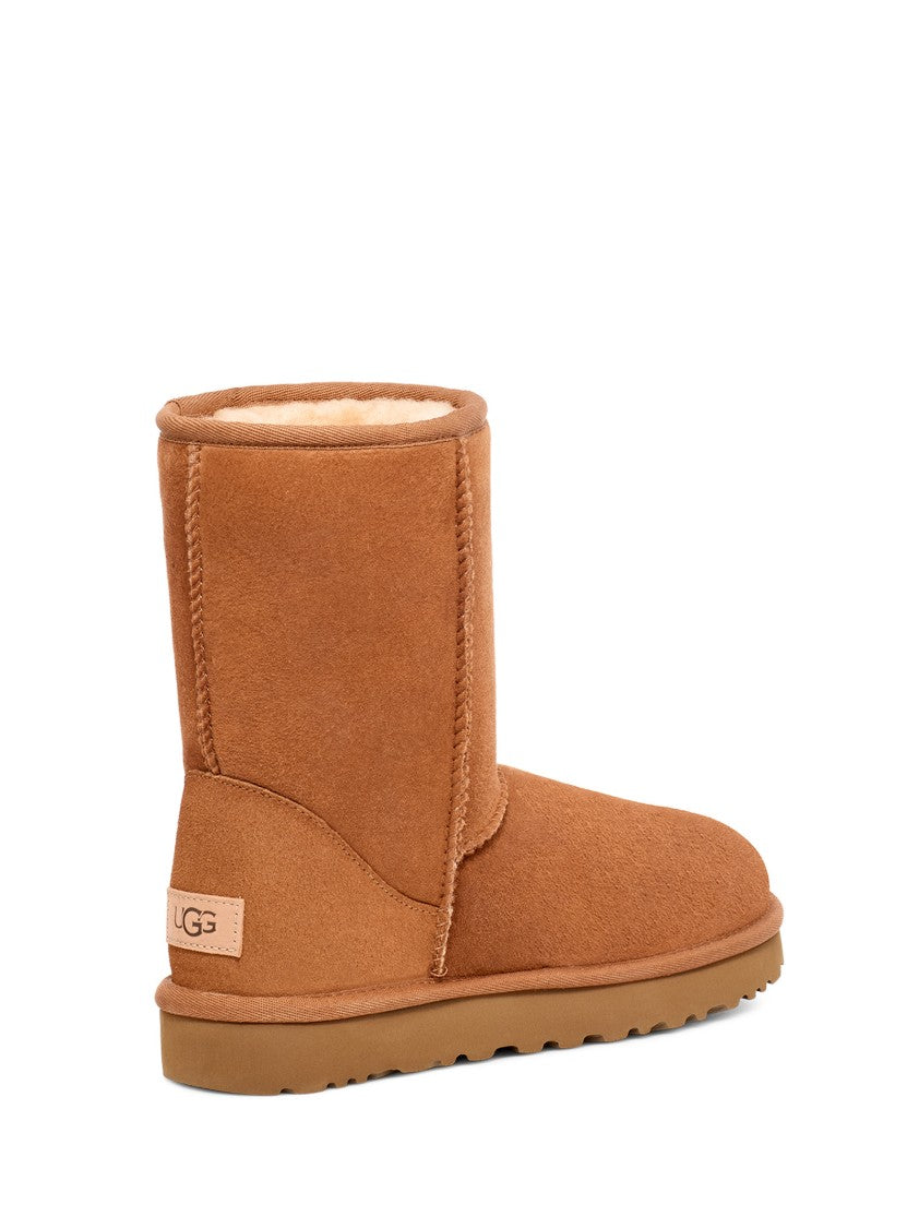 Ugg Mid-Calf Sheepskin And Suede Boots