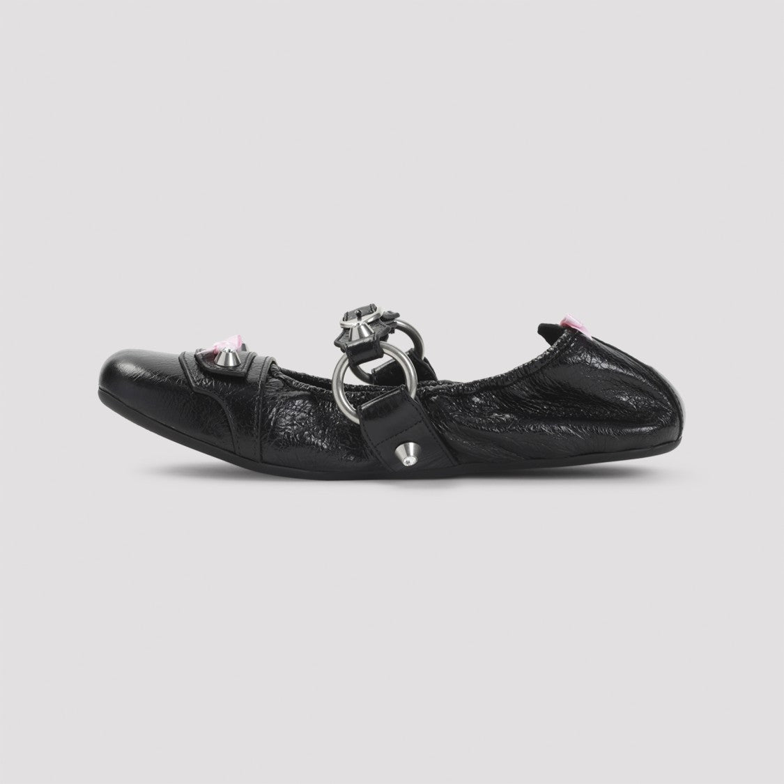 Balenciaga Black Lamb Leather Sandals