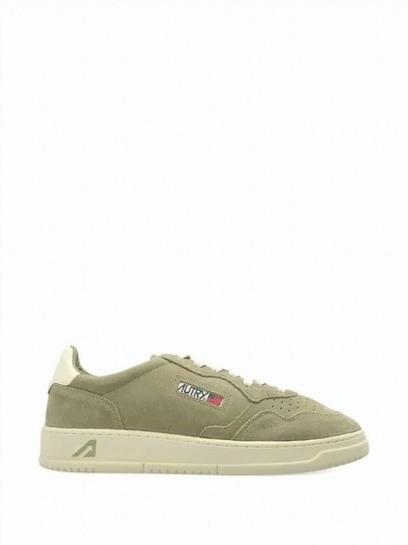 Autry Suede Upper Low-Top Sneakers