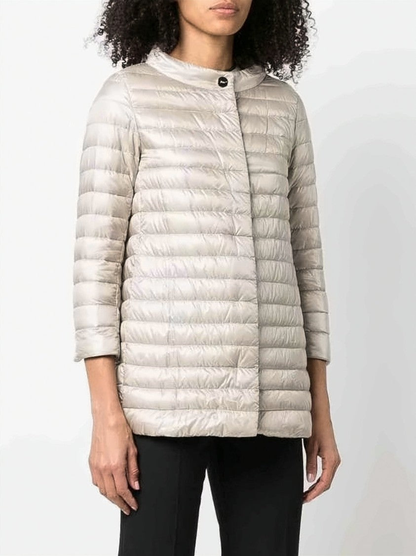 Herno Lightweight Padded Jacket With Horizontal Quilting