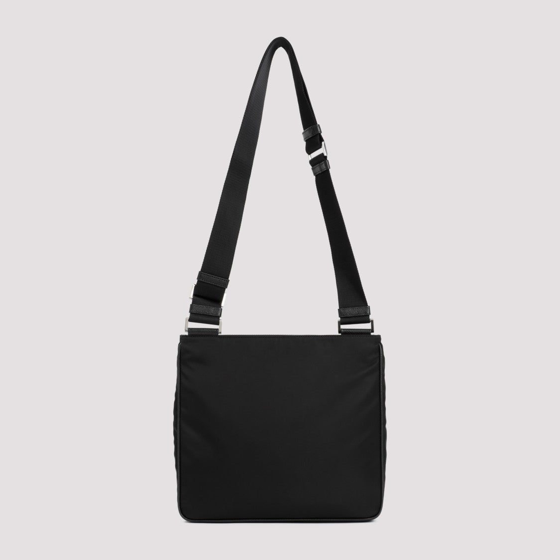 Prada Black Re-Nylon And Saffiano Shoulder Bag