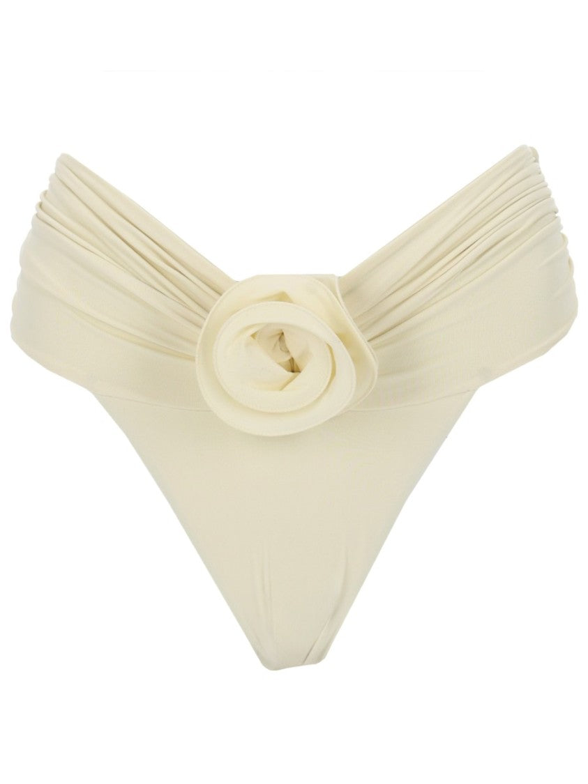 La Reveche Derya High Cut Ruched Bikini Bottoms