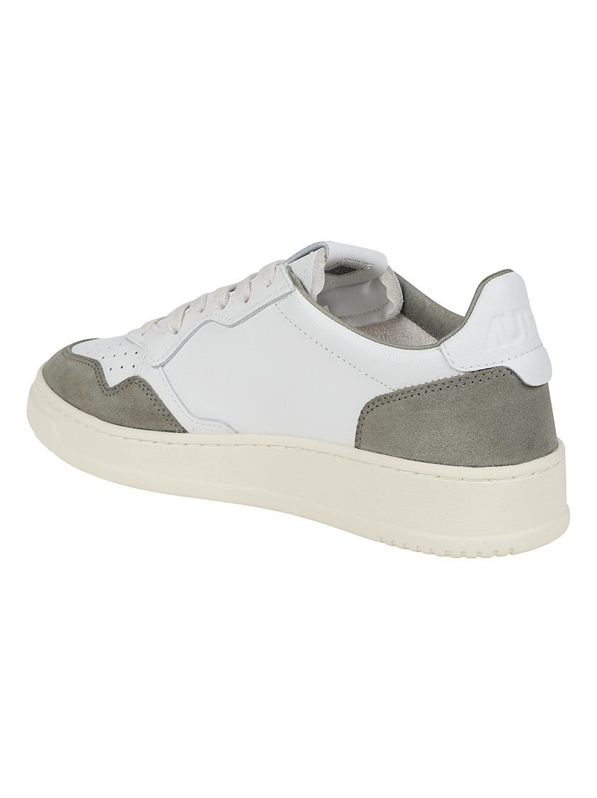 Autry Medalist Low Leather-Suede Low-Top Sneakers