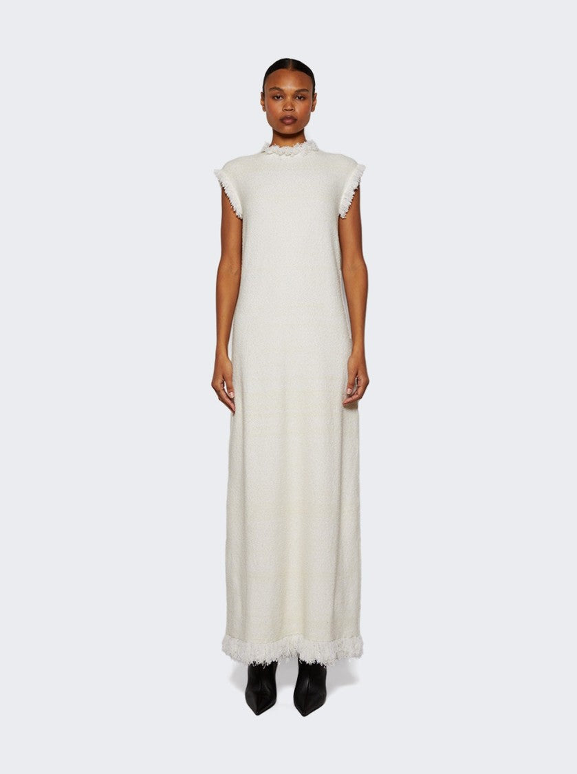 Proenza Schouler Textured Knit Toni Dress Ivory