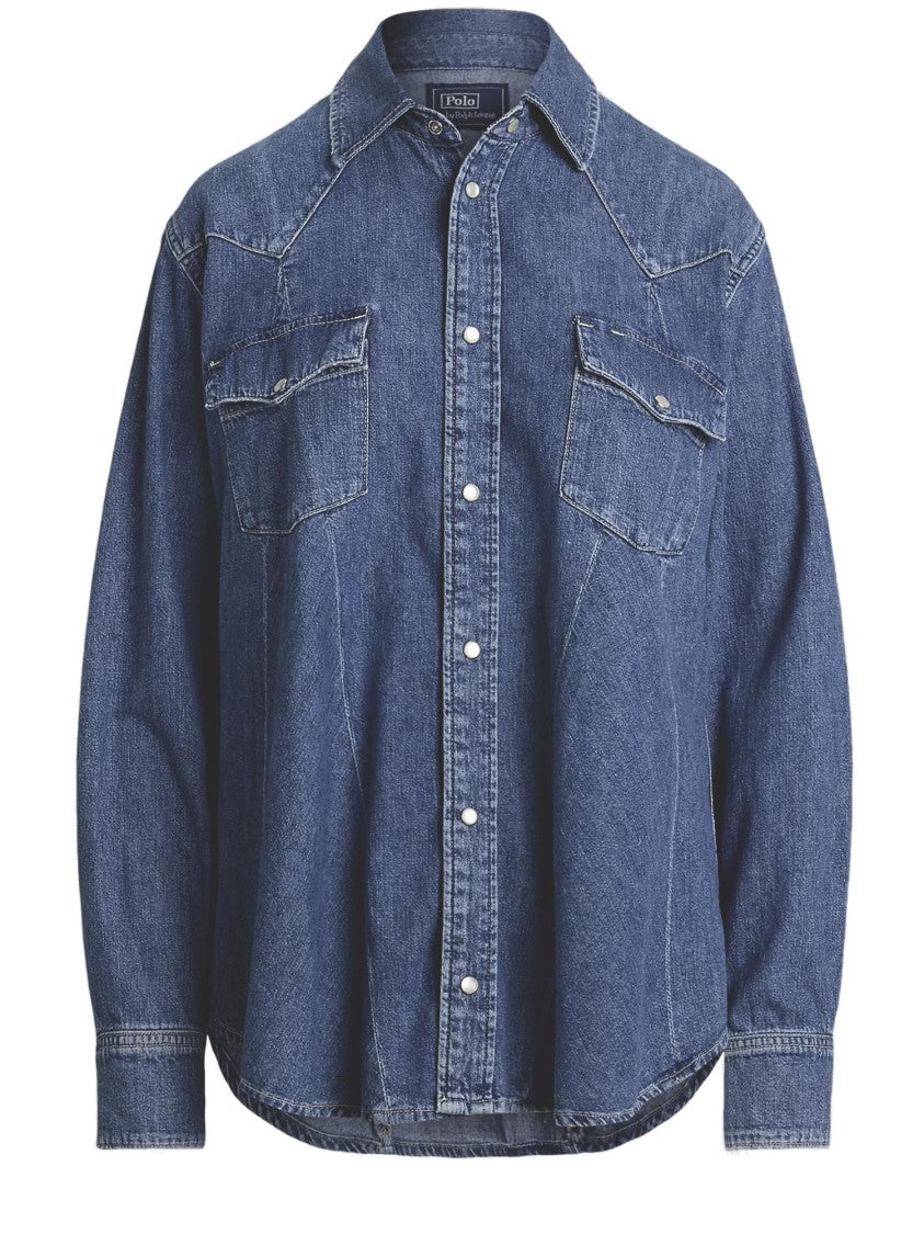 Polo Ralph Lauren Loose-Fit Denim Shirt With Classic Collar