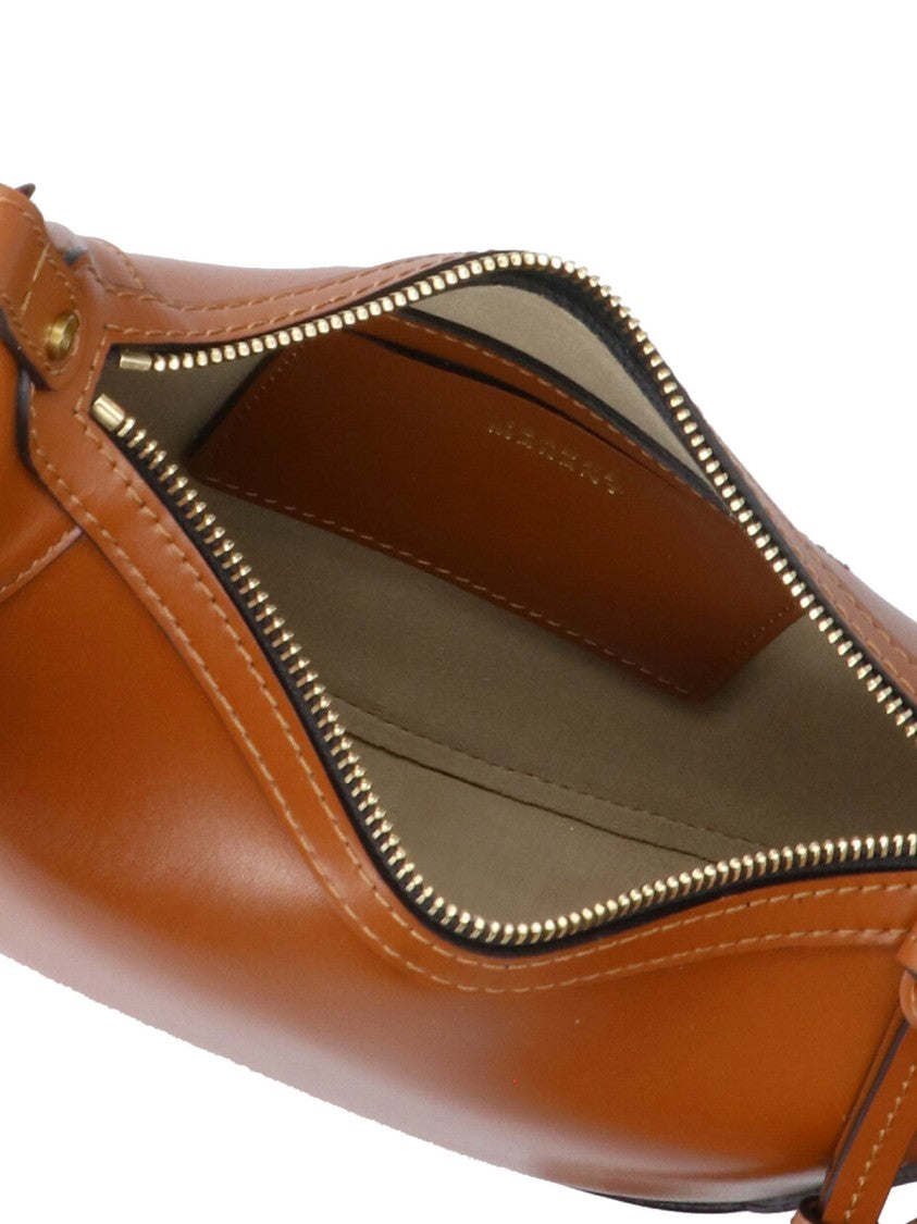 Isabel Marant Oskan Moon Shoulder Bag – Brown