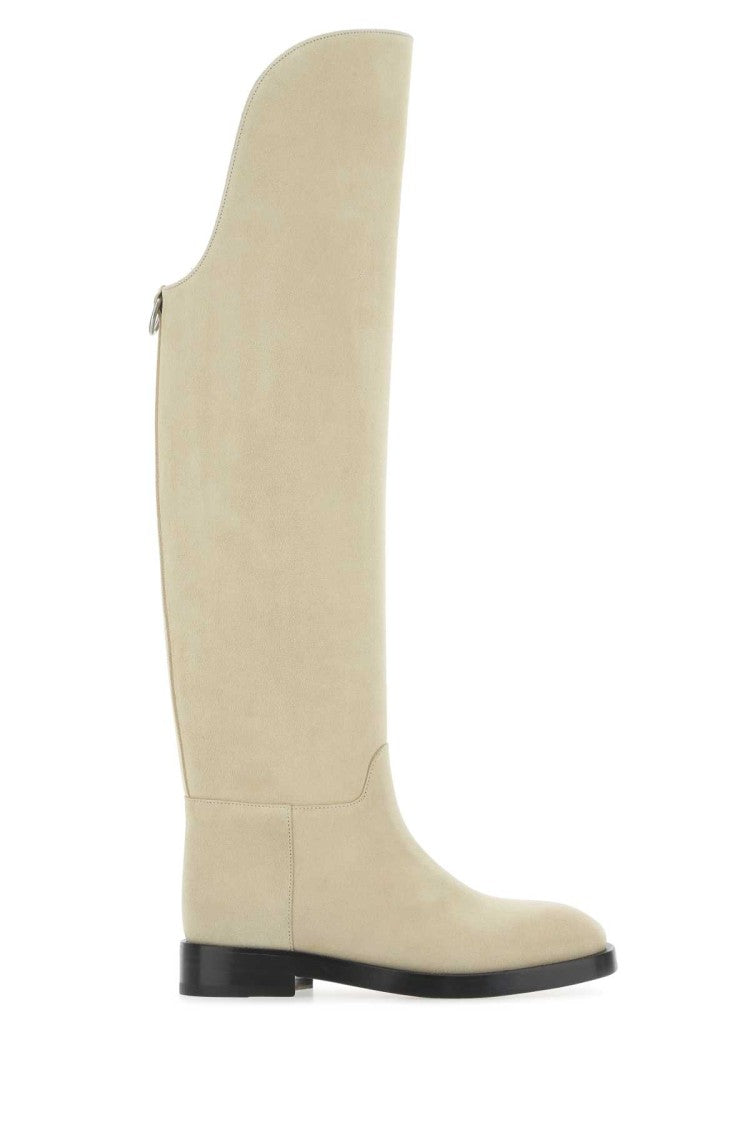 Durazzi Sand Suede Equestrian Boots