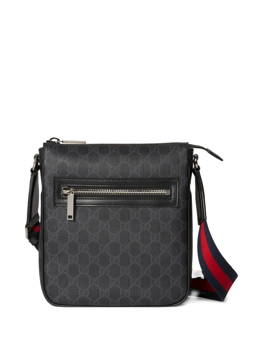 Gucci Rectangular Crossbody Bag With Subtle Monogram Design