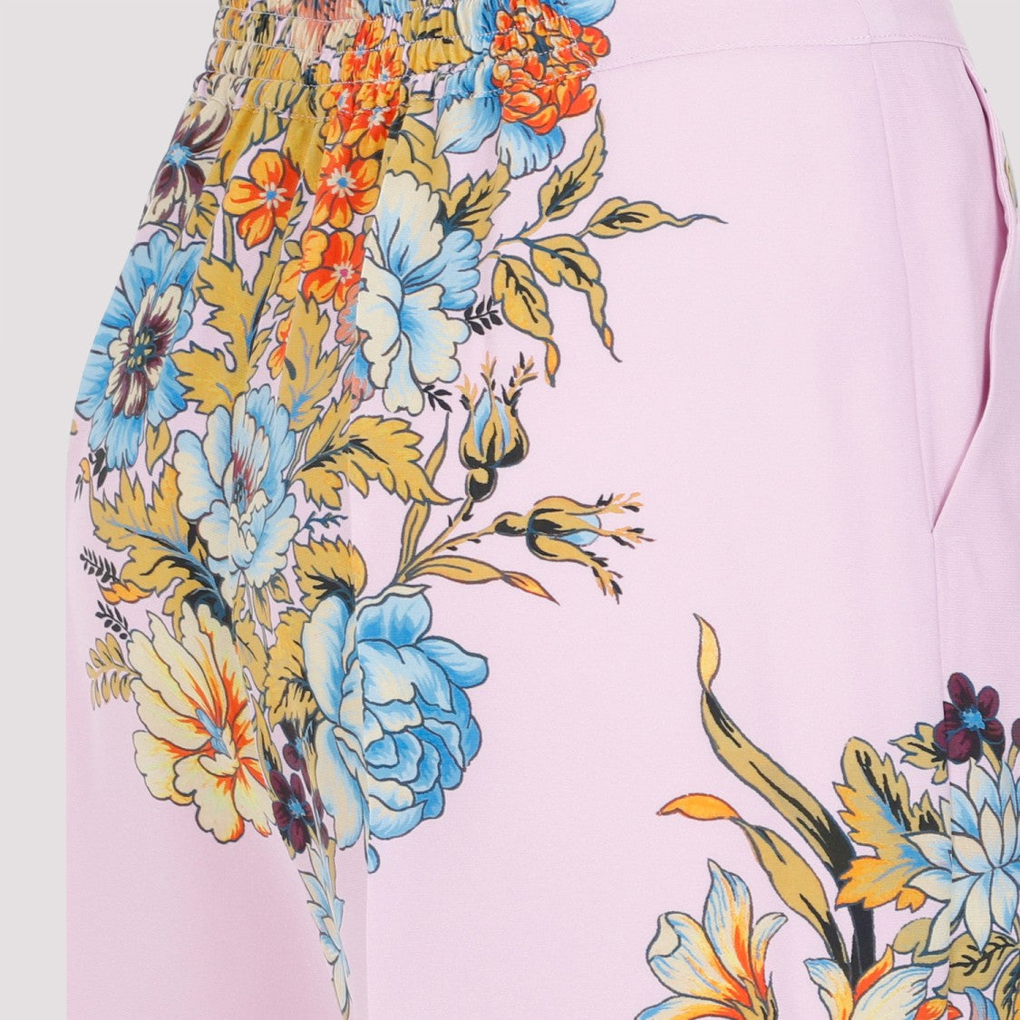 Etro Purple Silk Pants