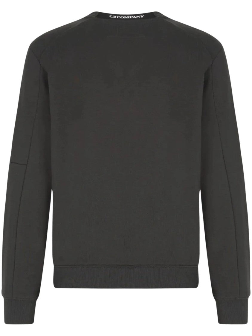 C.P. Company Diagonal Raised Fleece Lens Crewneck Sweatshirt
