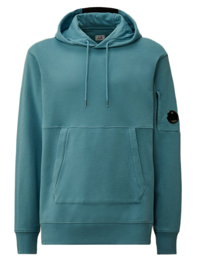 C.P. Company Diagonal Raised Fleece Hoodie With Iconic Lens Detail