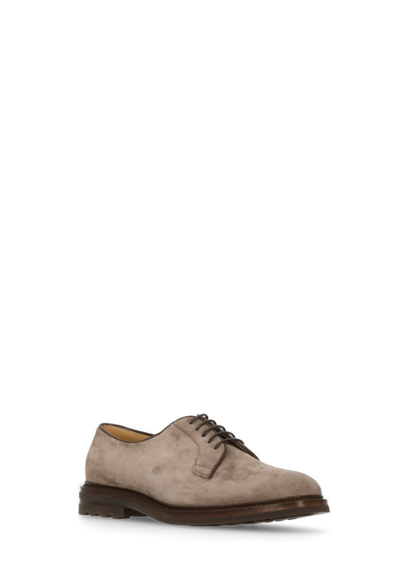 Brunello Cucinelli Suede Leather Lace Up Shoes