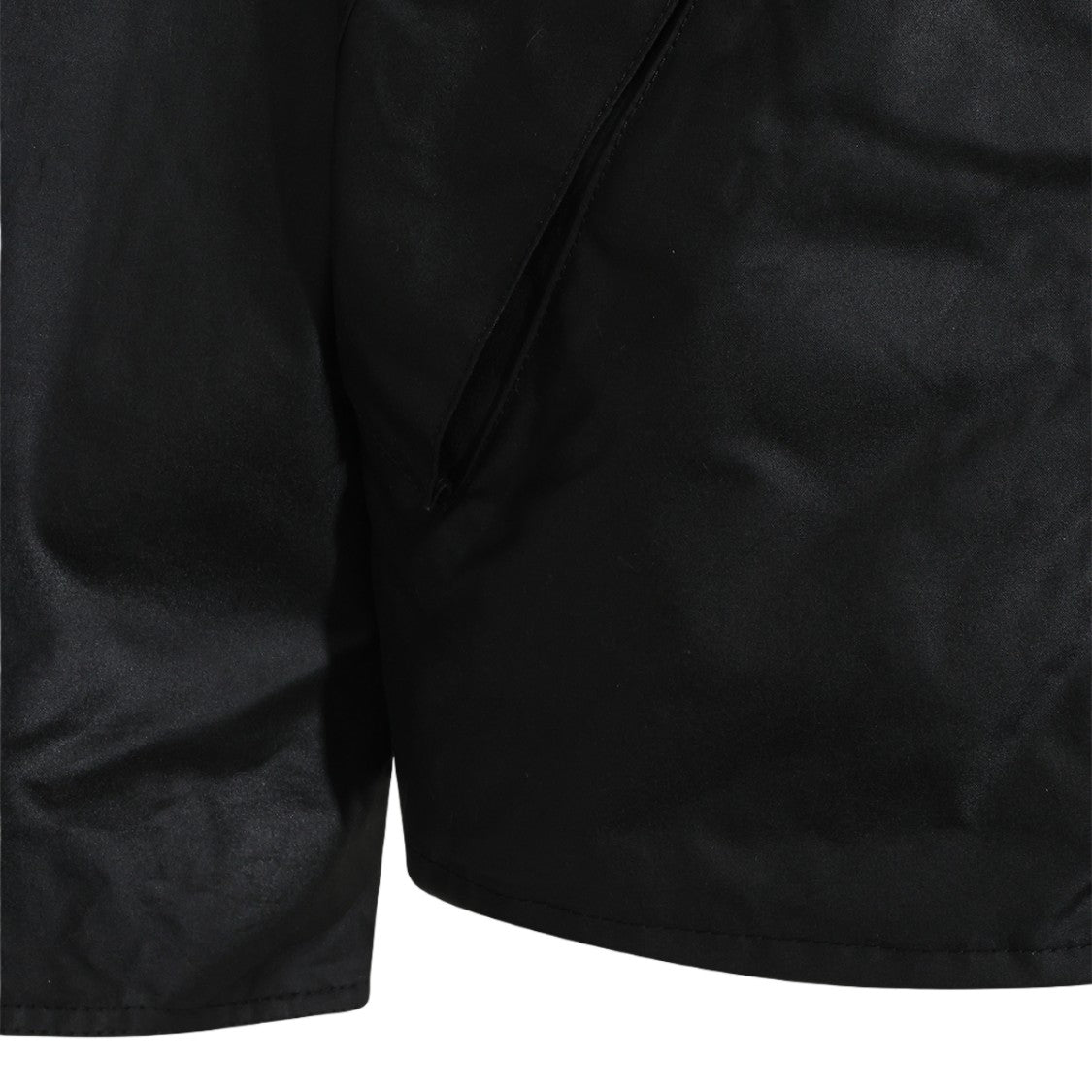 Barbour Black Matte Corduroy Collar Plaid Casual Jacket
