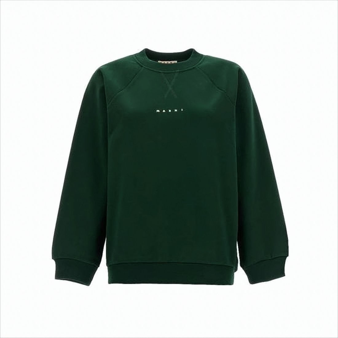 Marni Deep Green Long-Sleeve Sweatshirt