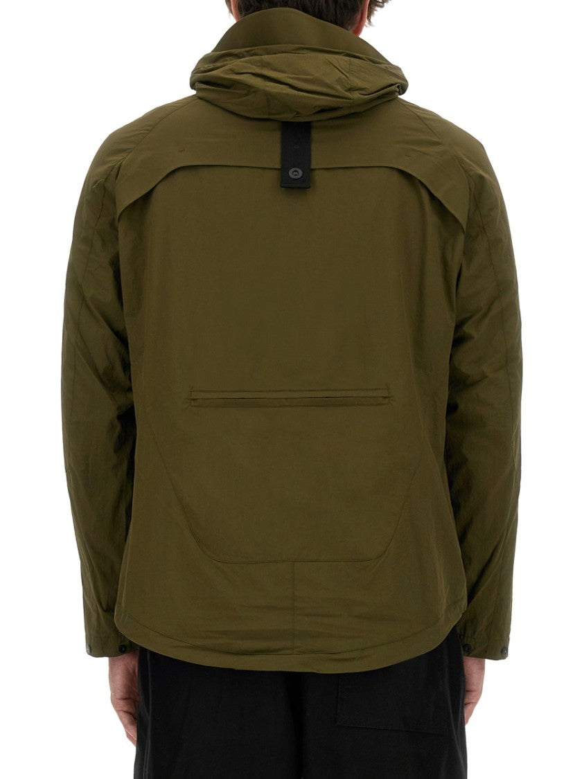 Jg1 Textured Nylon Hooded Jacket