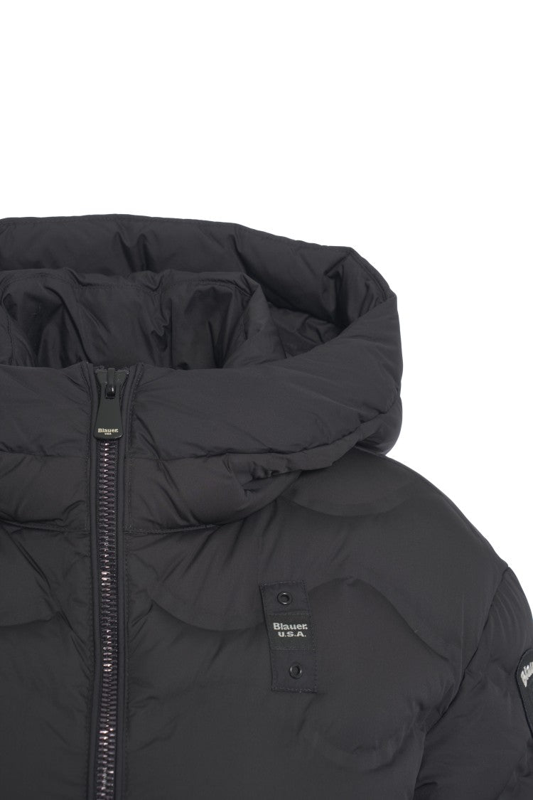 Blauer Long Quilted Down Jacket