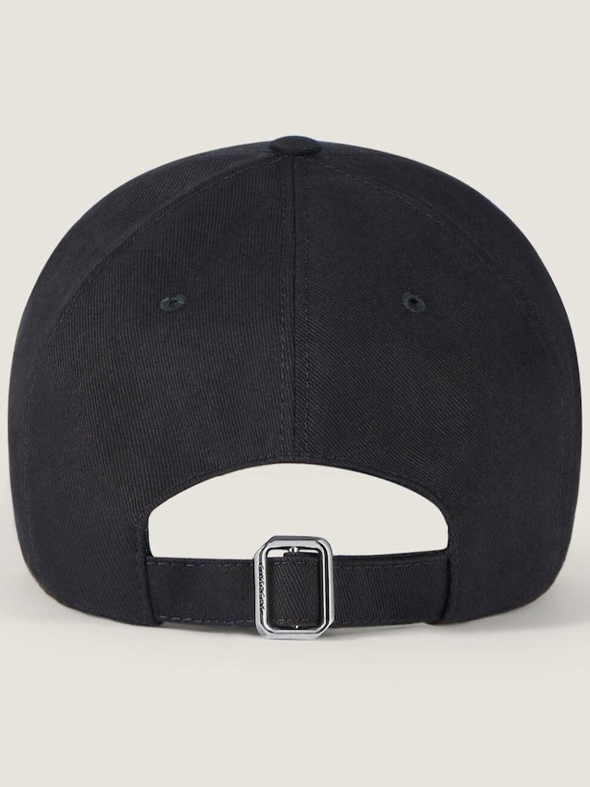 Givenchy Curved Cap Paris Black Structured Cap