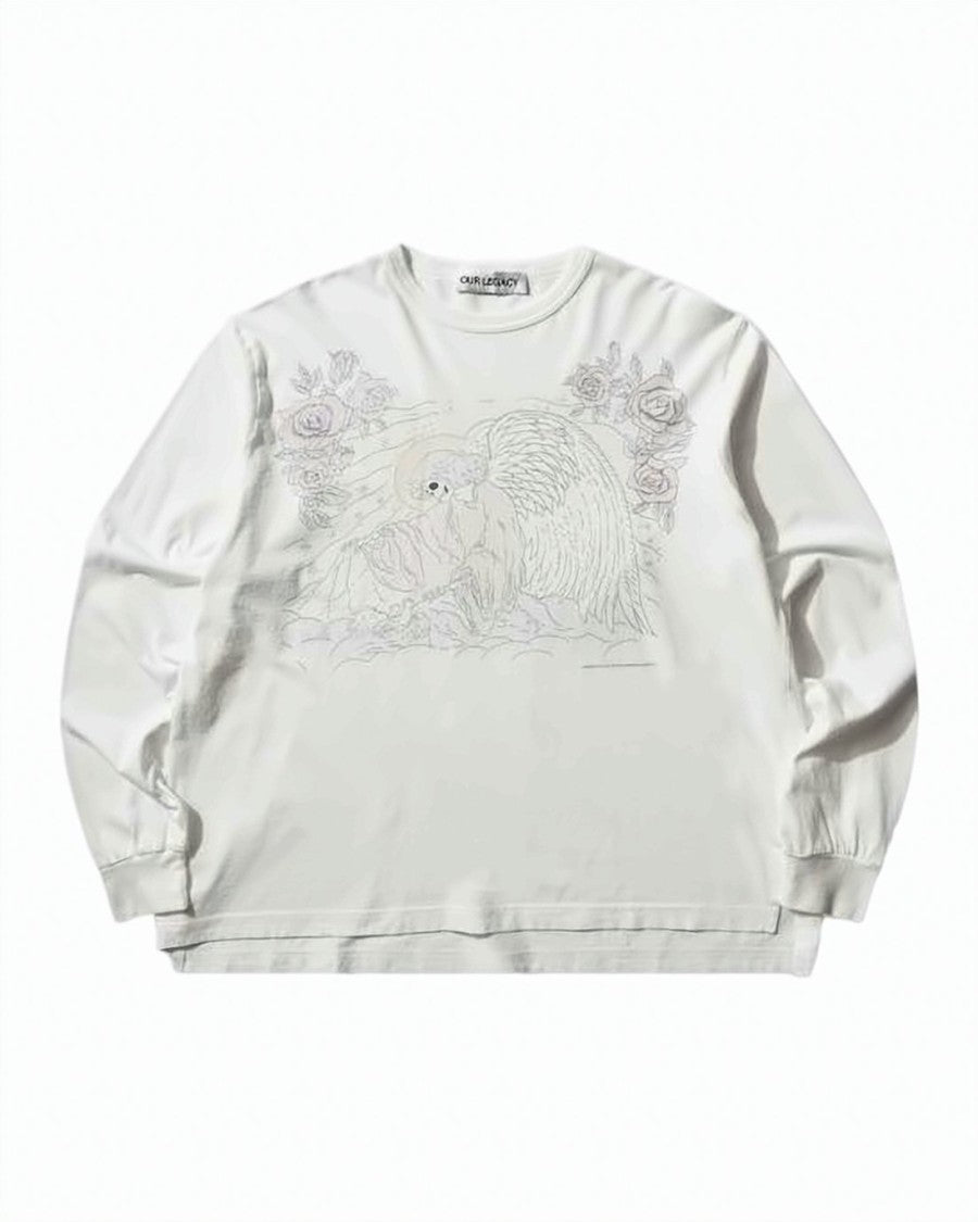 Our Legacy Relaxed Fit Long-Sleeve T-Shirt With Fallen Angel Print