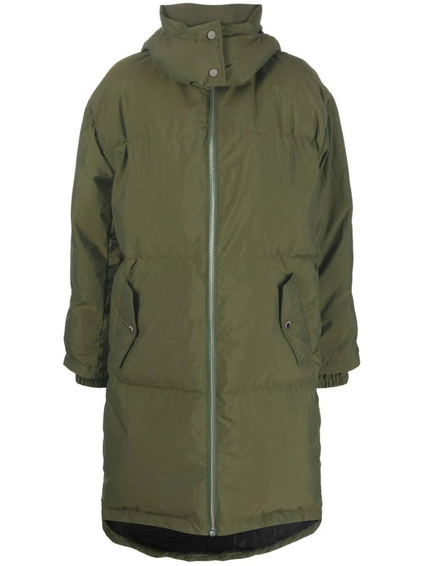 J. W. Anderson Contrast Hood Long Puffer Coat