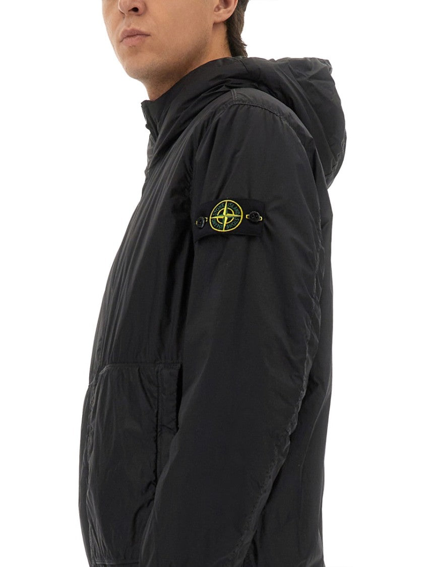 Stone Island Minimalist Padded Jacket With Hood