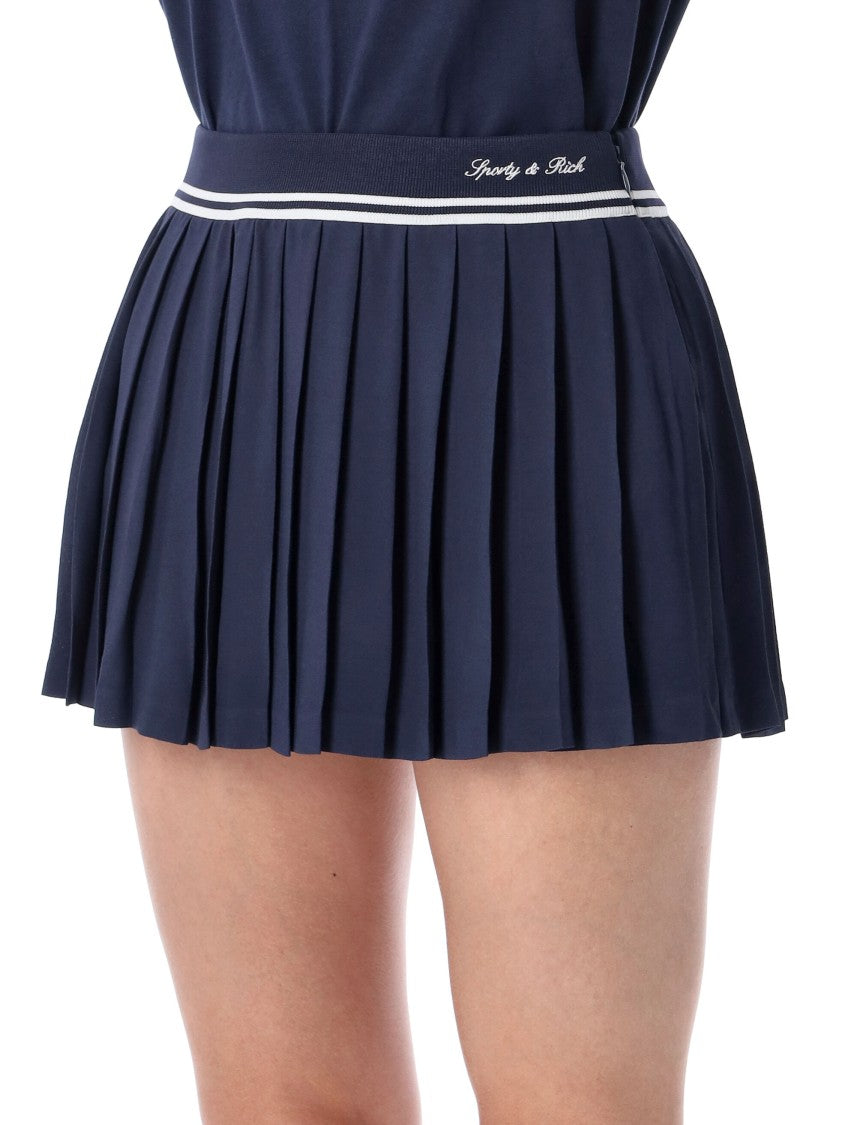 Sporty And Rich Pleated Tennis Mini Skirt