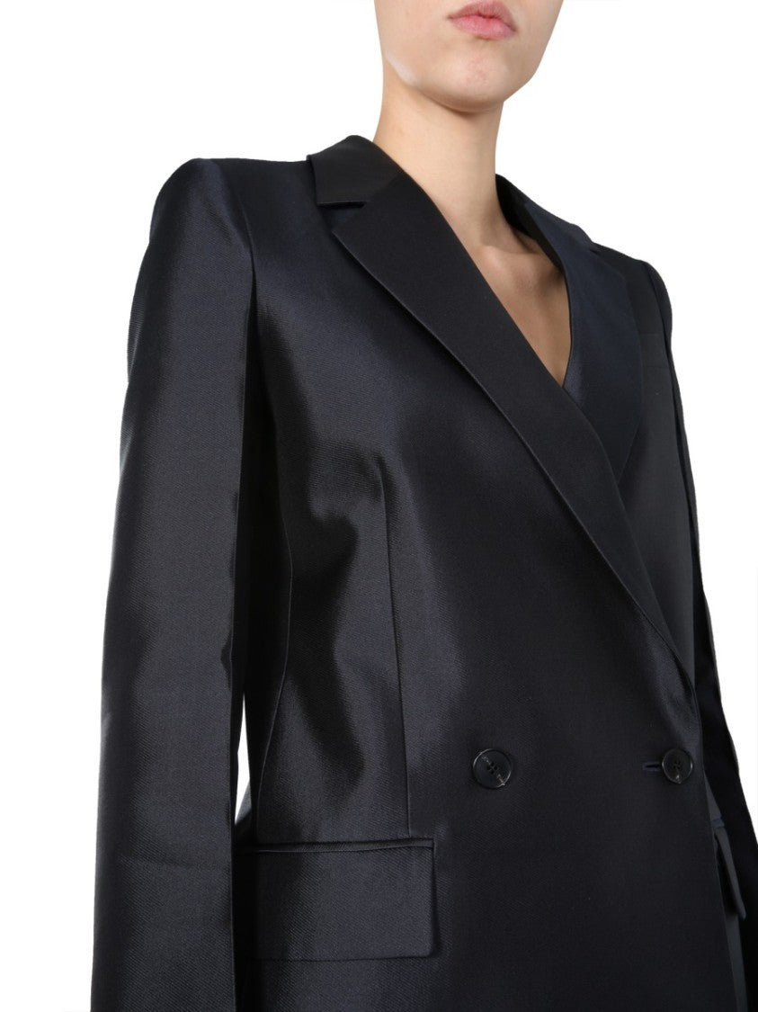 Givenchy Double-Breasted Jacket With Structured Shoulders