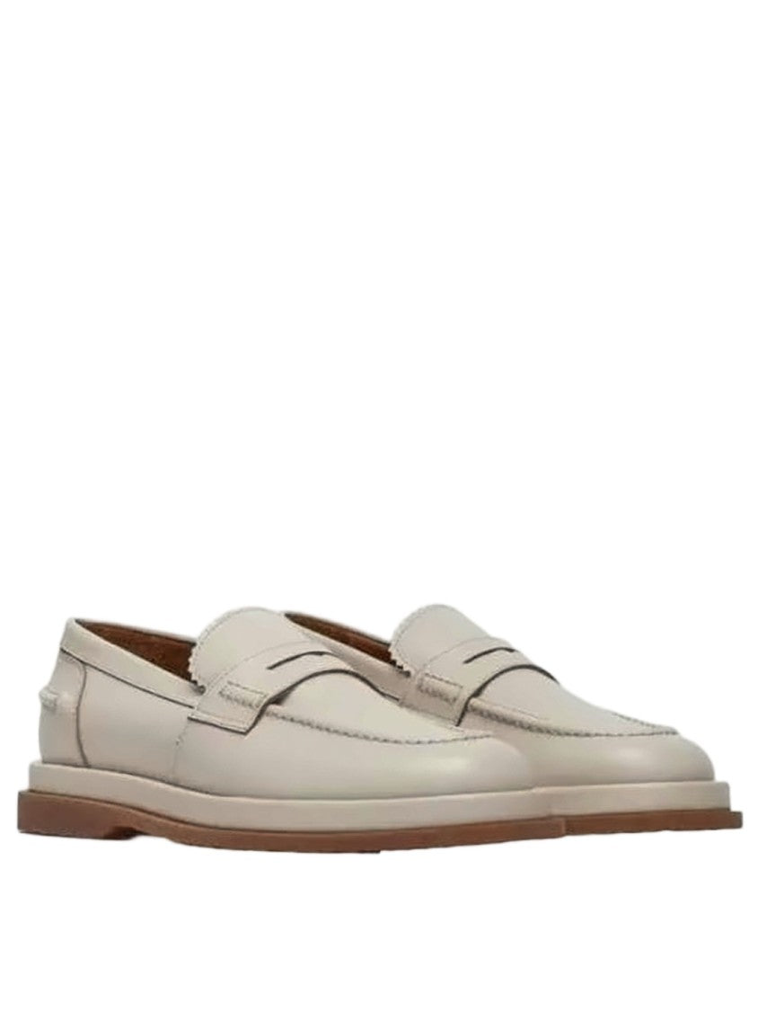 Buttero Leather Loafers With Classic Penny Strap