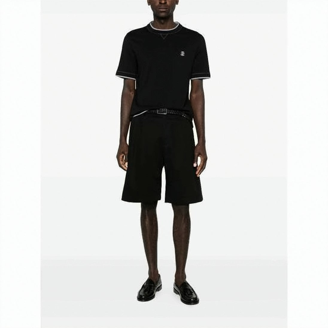 Brunello Cucinelli Layered Cotton Jersey Crew Neck T-Shirt
