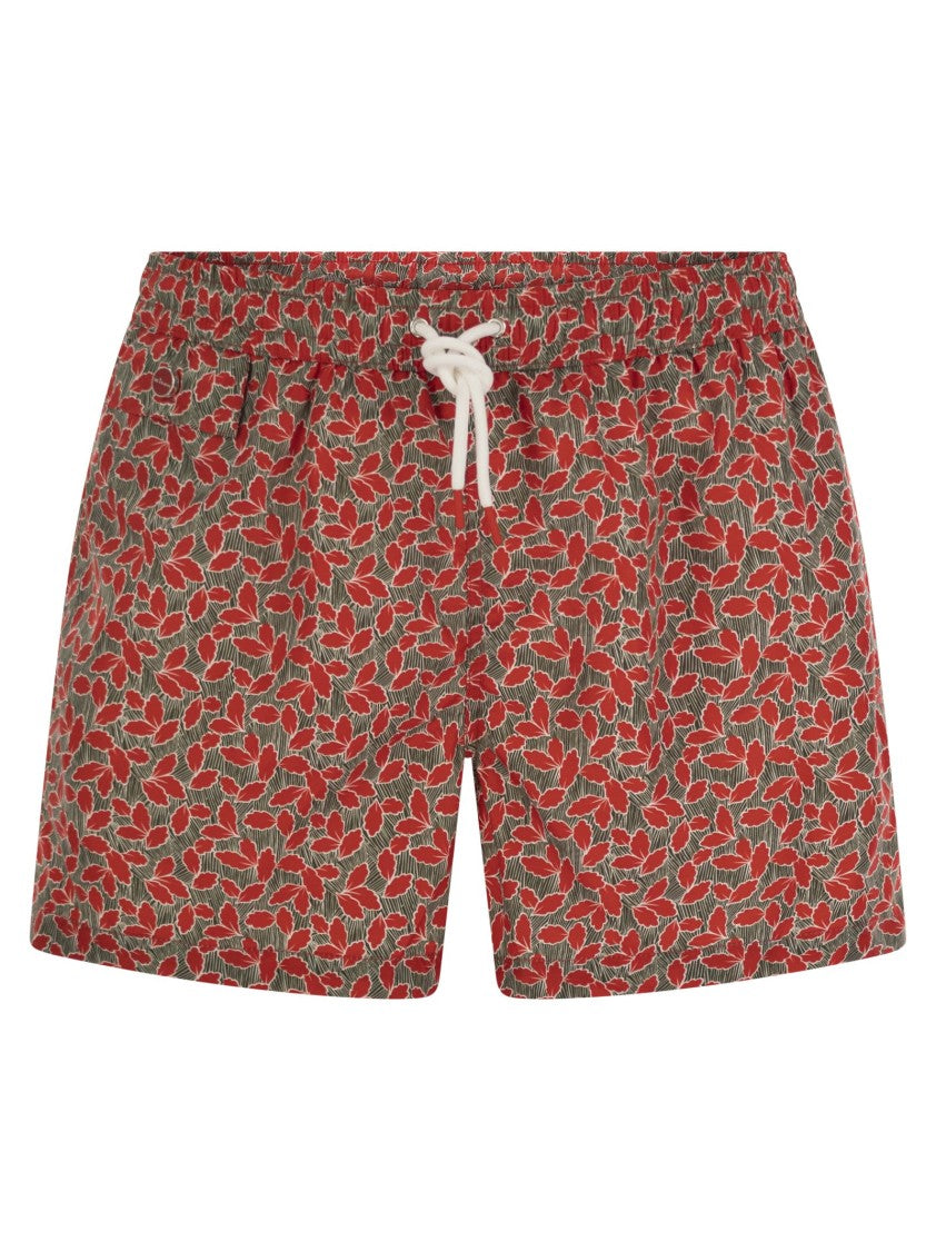 Kiton Patterned Beach Boxers
