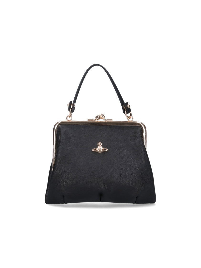 Vivienne Westwood "Granny Frame" Handbag – Black