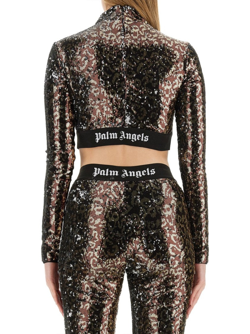 Palm Angels Sequined Top