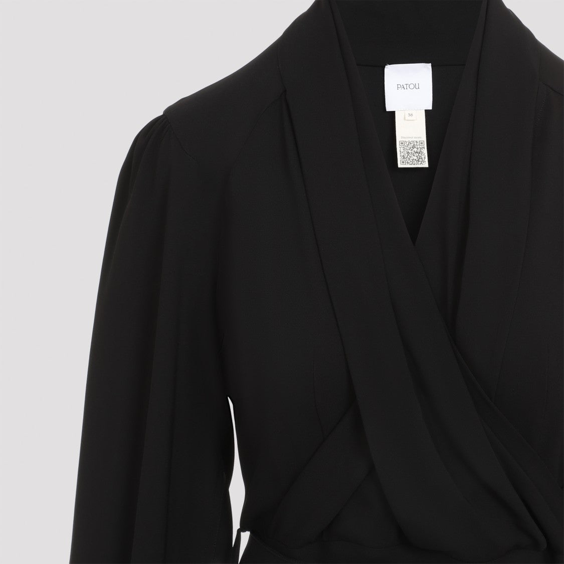 Patou Draped Maxi Day Dress