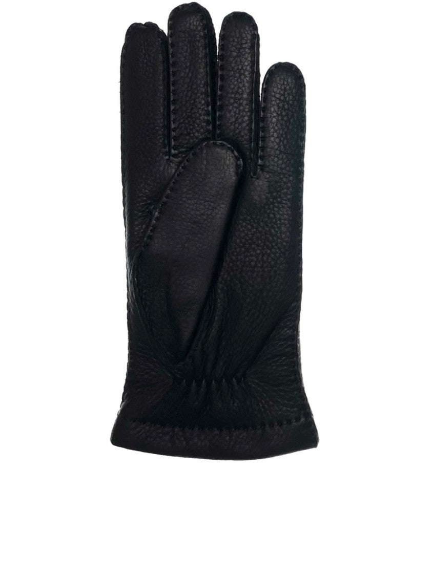 Restelli Textured Leather Stitched Fit Gloves