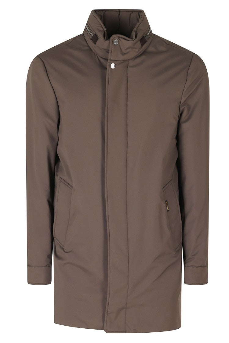 Moorer Mink Bracci Skt Polyester High-Neck Jacket
