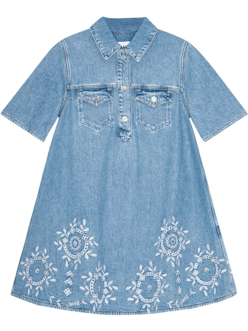 Ganni Denim Mini Dress