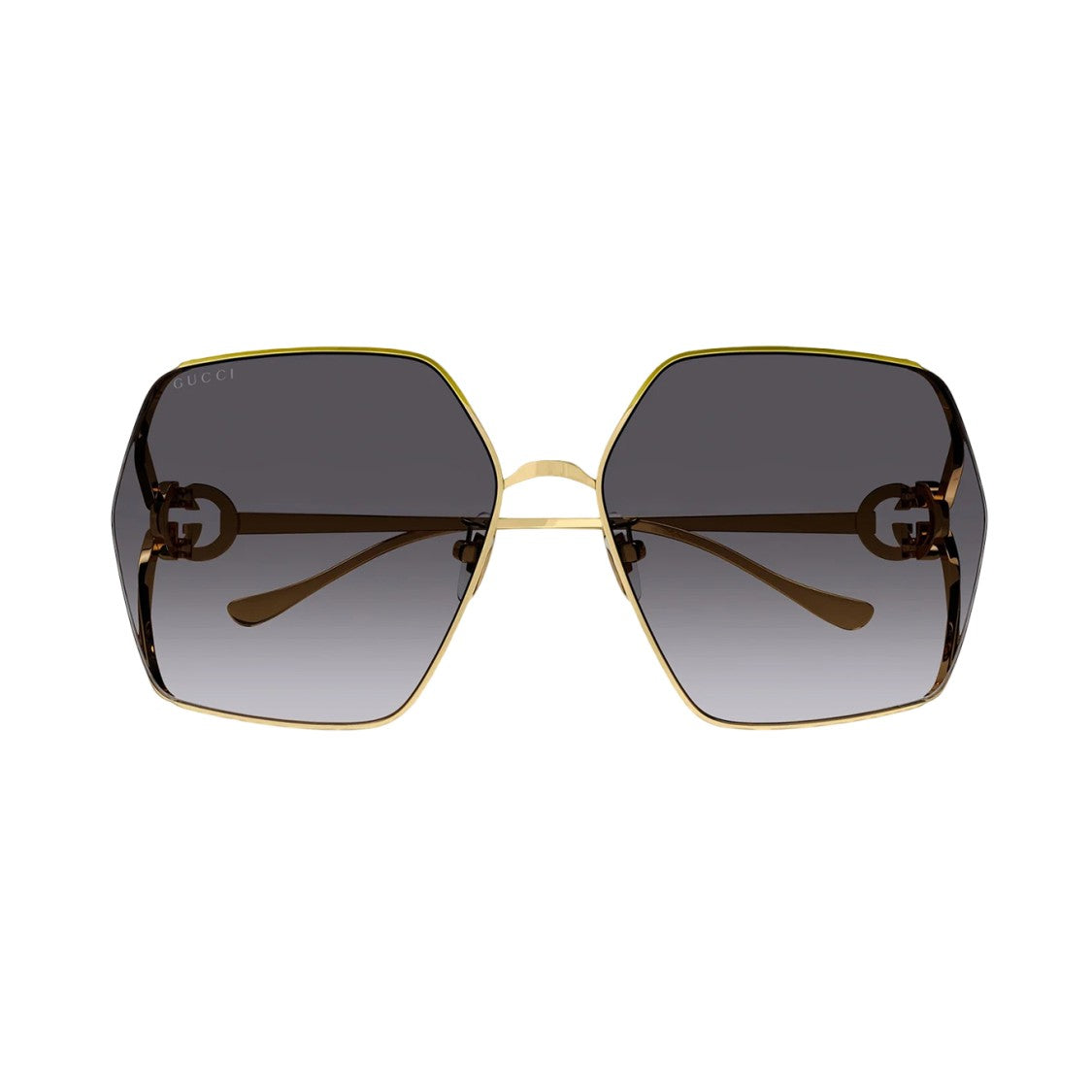 Gucci Sunglasses Gg1322sa 001 Gold Gold Grey 64/16/135
