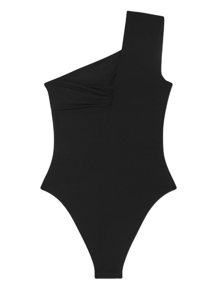 Versace Asymmetrical One-Shoulder Swimsuit