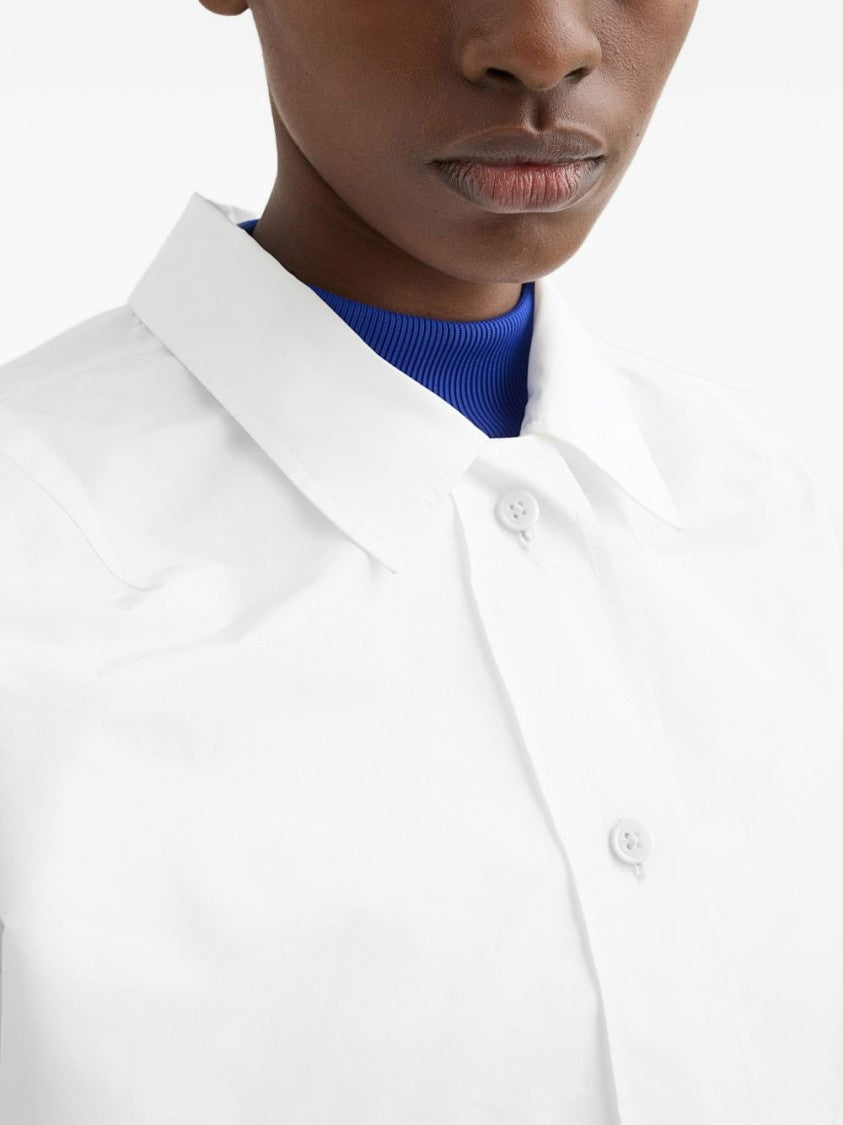 Jil Sander Cropped Shirt With Classic Collar