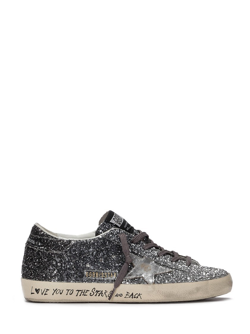 Golden Goose Super-Star Classic With List Glitter