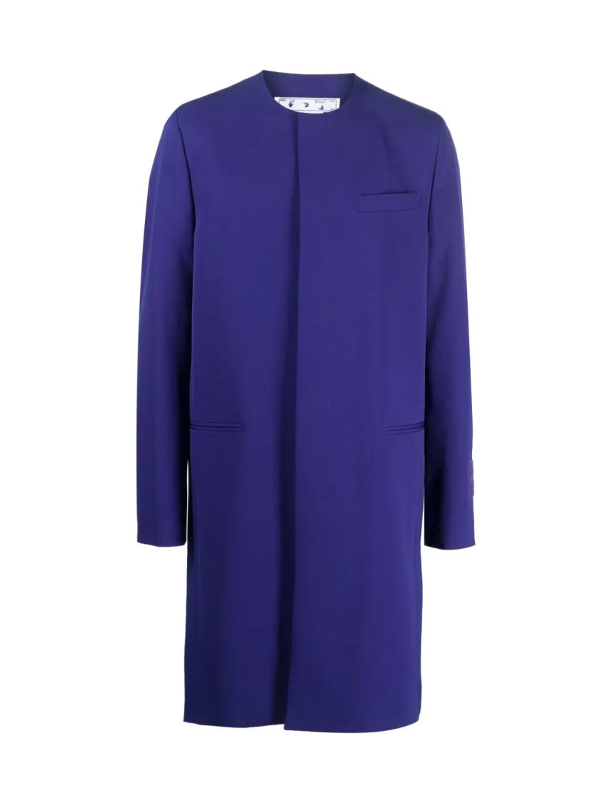 Off-White Wave Tag Dry Wool Skate Coat