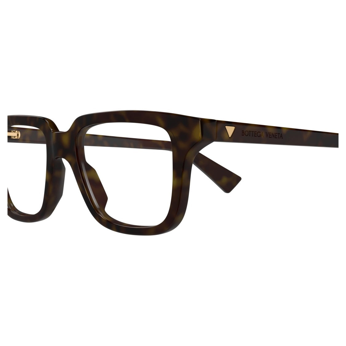 Bottega Veneta Bv1365o Tortoiseshell Square Frame Eyeglasses