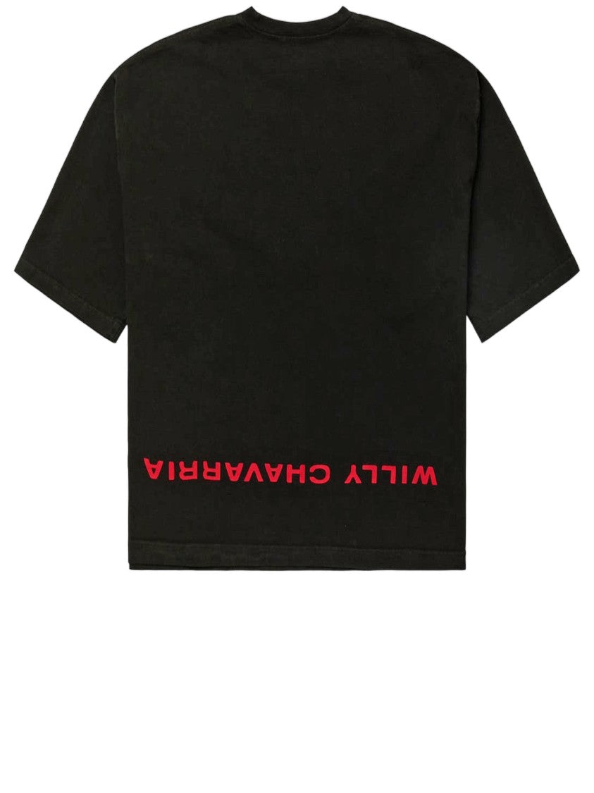 Willy Chavarria Cotton T-Shirt With Front Embroidery