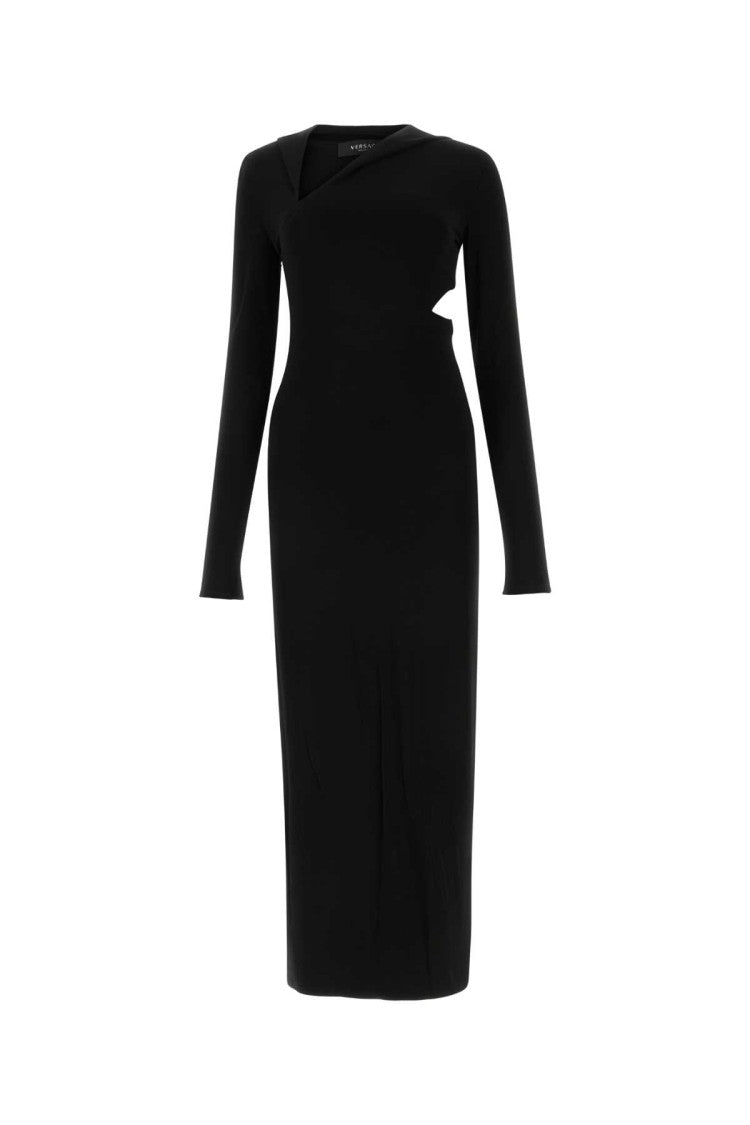Versace Black Jersey Dress