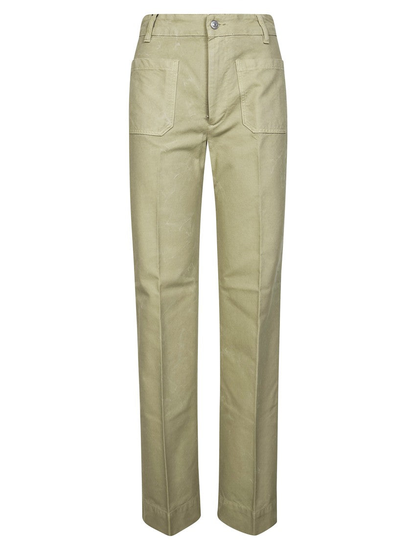 Victoria Beckham Neutral Alina Patch Pockets Jeans